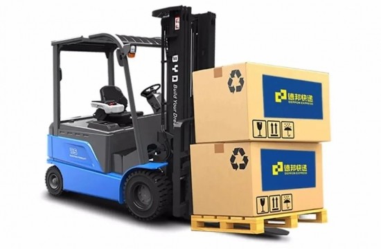 比亞迪叉車(chē)與德邦快遞達(dá)成合作協(xié)議